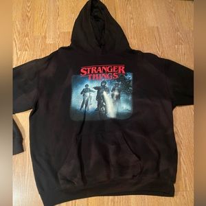 Rue21 | Shirts | Stranger Things Bleached Hoodie | Poshmark